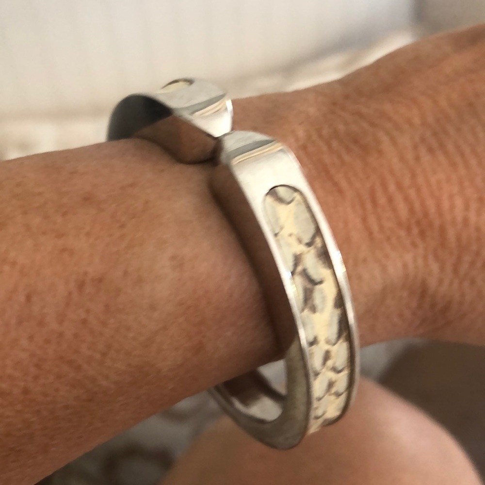 Stella & Dot snake skin bracelet